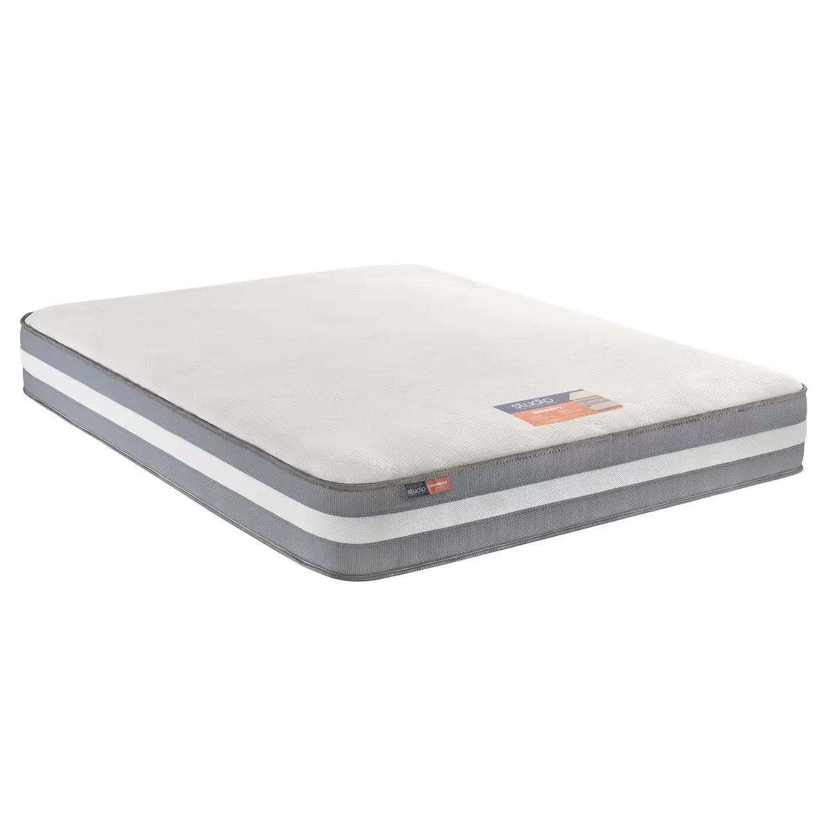 Silentnight Studio Memory Hybrid Rolled Mattress, Single