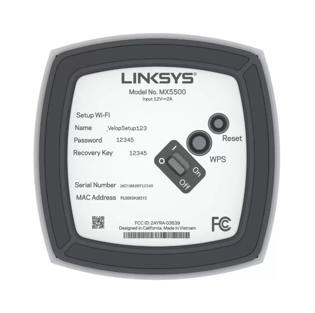 Linksys Atlas Pro MX5501-KE Dual-Band Mesh WiFi 6 System