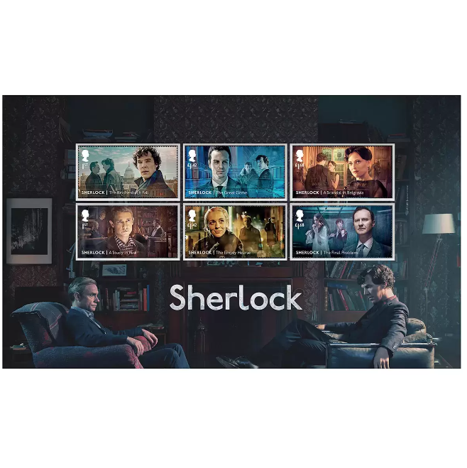 Sherlock Framed Royal Mail® Collectable Stamps