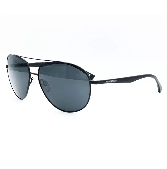 Emporio Armani Black Sunglasses with Grey Lenses