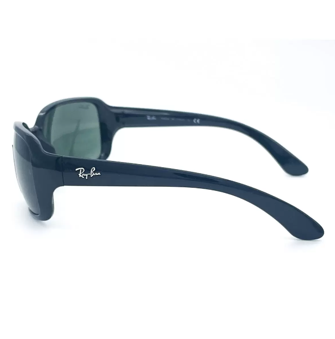 Rayban Black Sunglasses with Green Lenses