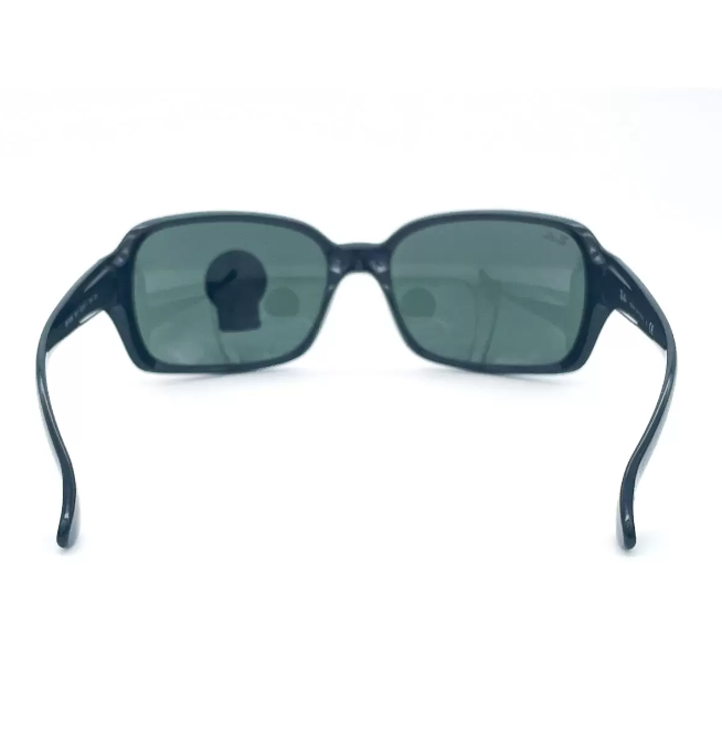 Rayban Black Sunglasses with Green Lenses