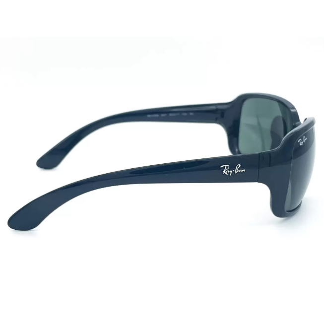 Rayban Black Sunglasses with Green Lenses