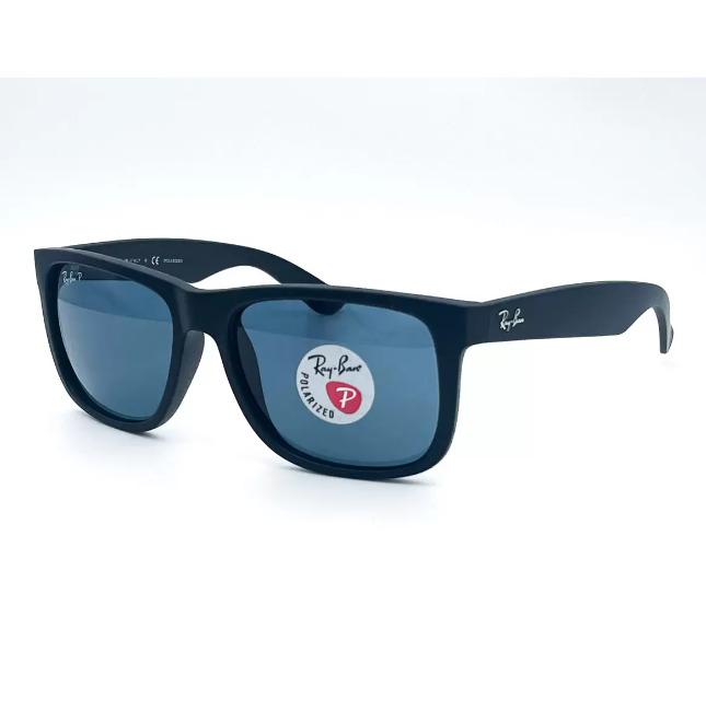 Ray-Ban Black Sunglasses with Blue Polarised Lenses