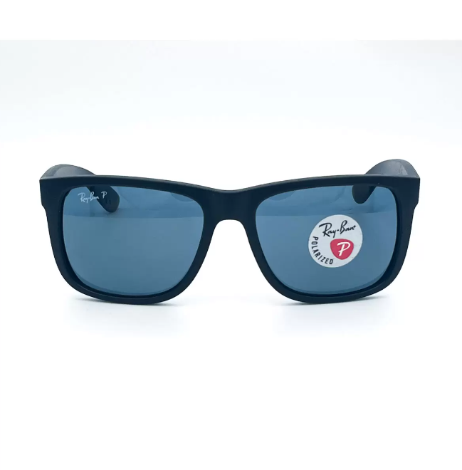 Ray-Ban Black Sunglasses with Blue Polarised Lenses