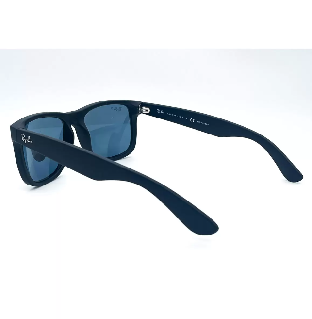 Ray-Ban Black Sunglasses with Blue Polarised Lenses