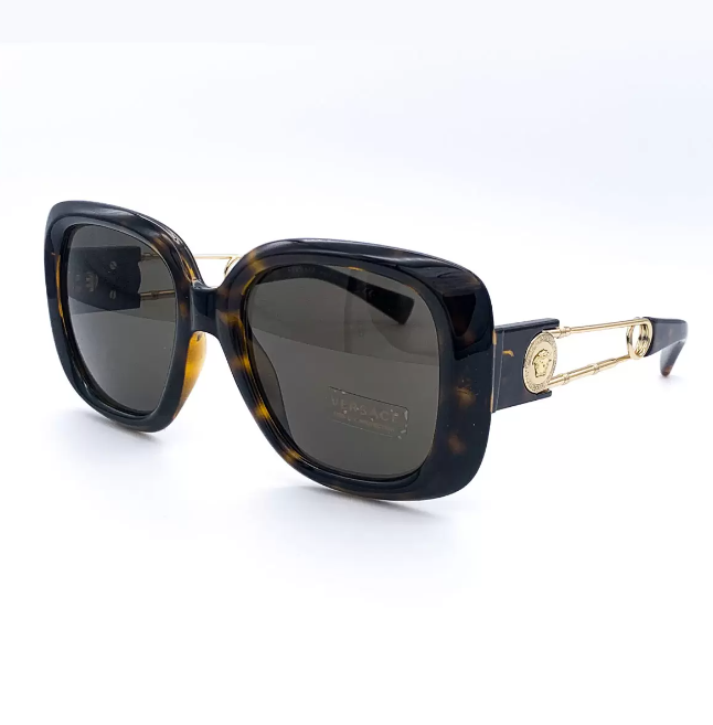 Versace Tortoise Shell Sunglasses with Brown Lenses