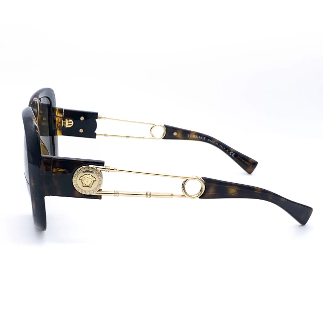 Versace Tortoise Shell Sunglasses with Brown Lenses