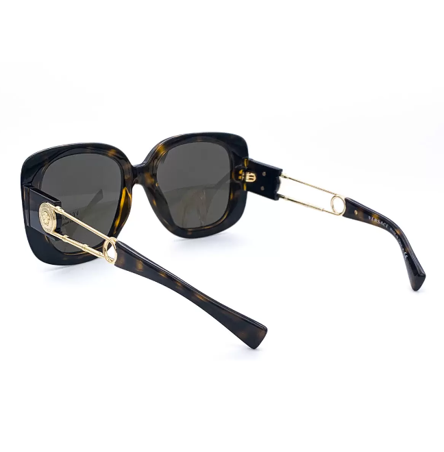 Versace Tortoise Shell Sunglasses with Brown Lenses