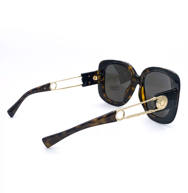 Versace Tortoise Shell Sunglasses with Brown Lenses