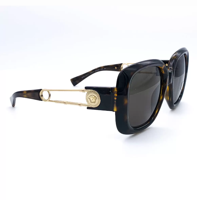 Versace Tortoise Shell Sunglasses with Brown Lenses