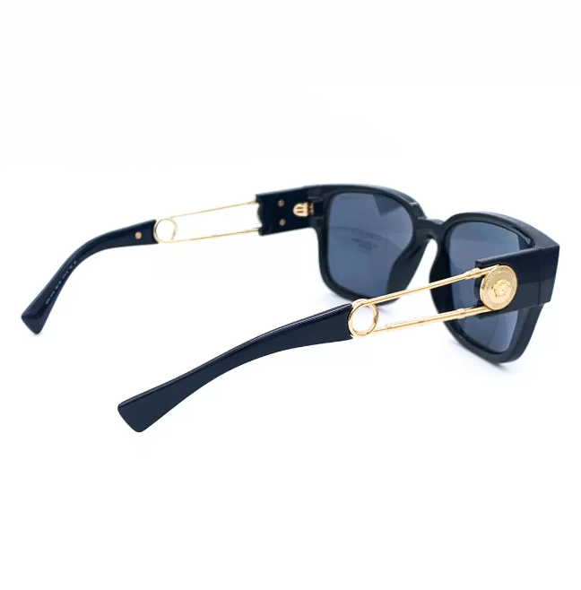 Versace Black Sunglasses with Grey Polarised Lenses