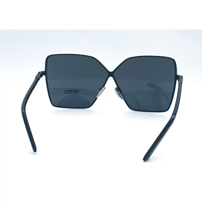 Prada Women's Black Sunglasses With Dark Grey Lenses