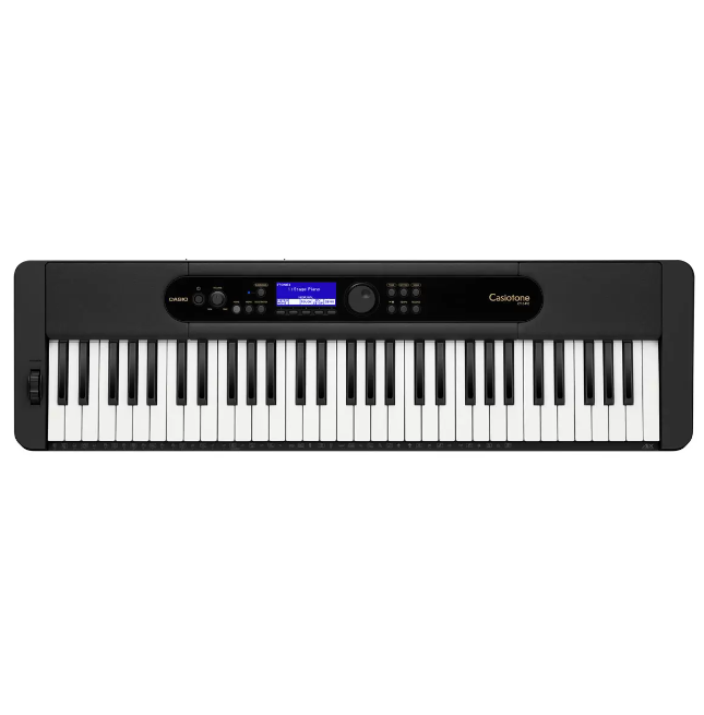 Casio Portable Keyboard with Touch Response (Black)