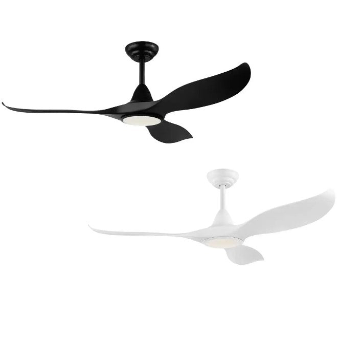 Eglo Cirali 3 Blade (132cm) Indoor Ceiling Fan with DC Motor, LED Light and Remote Control, available in 2 Colours