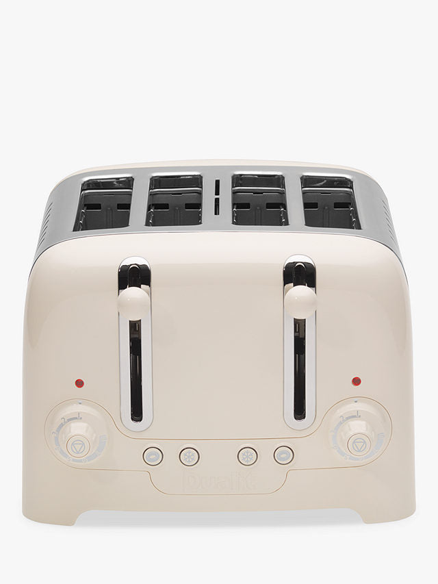 Dualit 4 Slot Lite Toaster in Cream, 46202