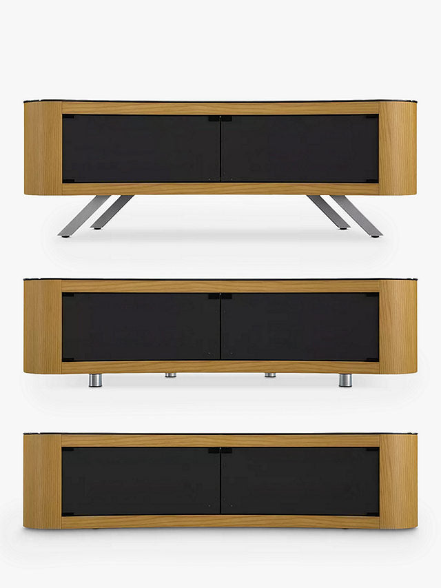 AVF Affinity Premium Bay 1500 Curved TV Stand For TVs Up To 70", 4 Colours