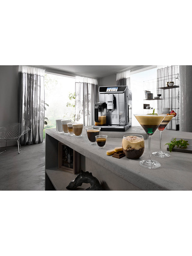 De'Longhi PrimaDonna Elite Experience ECAM650.85.MS Fully Automatic Bean to Cup Coffee Machine Metal Silver