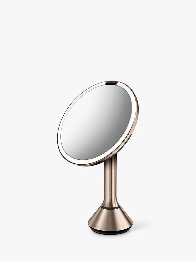 simplehuman Magnification Sensor Mirror, Rose Gold