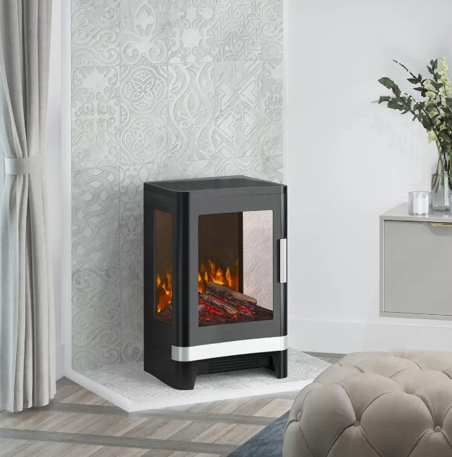 Flare Vue Electric Stove in Black, 1.8kW