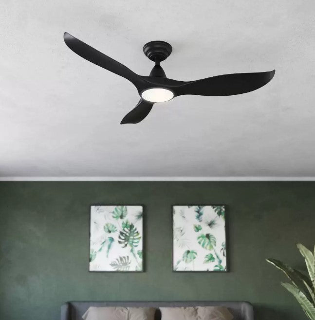 Eglo Cirali 3 Blade (132cm) Indoor Ceiling Fan with DC Motor, LED Light and Remote Control, available in 2 Colours