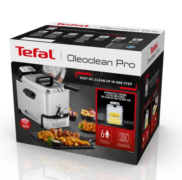 Tefal Oleoclean Pro Deep Fryer FR804140