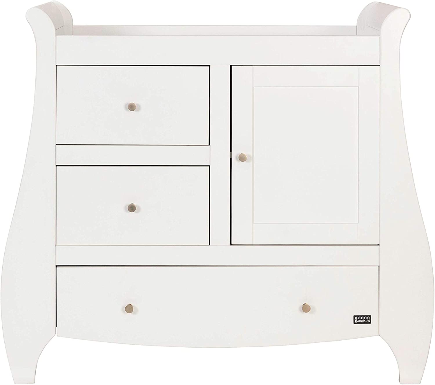 Tutti Bambini Katie Chest Changing Unit in White