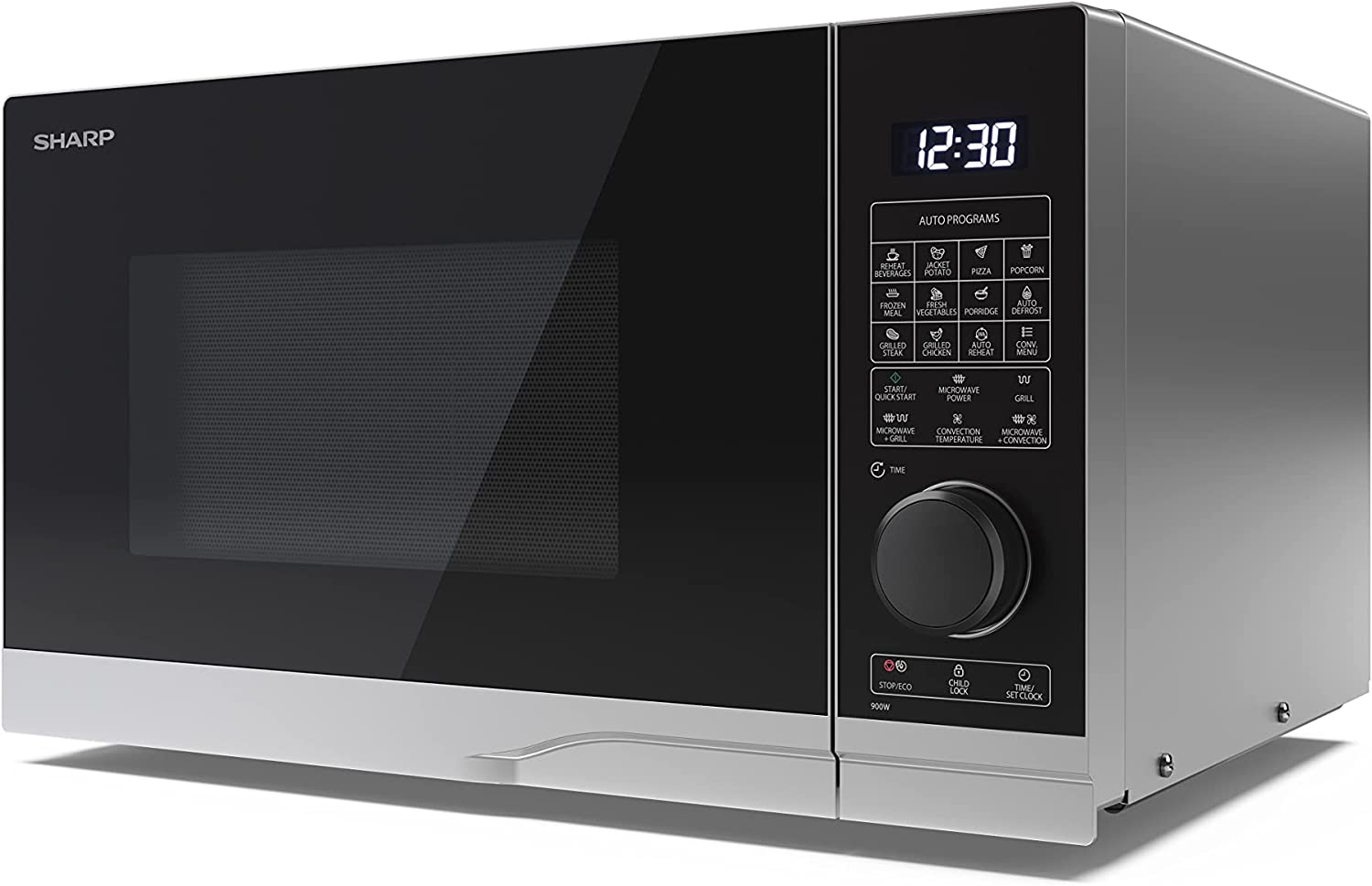 Sharp 25L Microwave Oven with Grill and Convection Stainless Steel YC-PC254AU-S