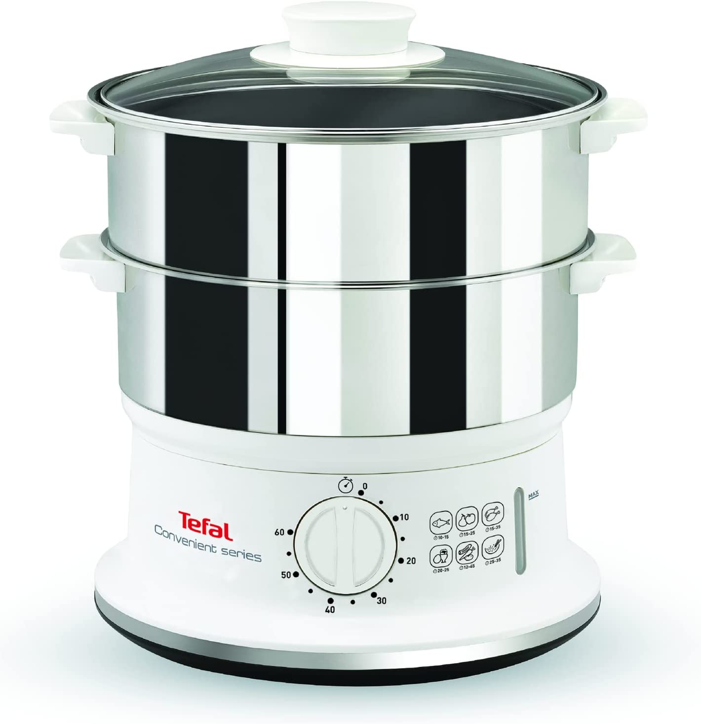 Tefal Convenient Series Stainless Steel Steamer VC145140