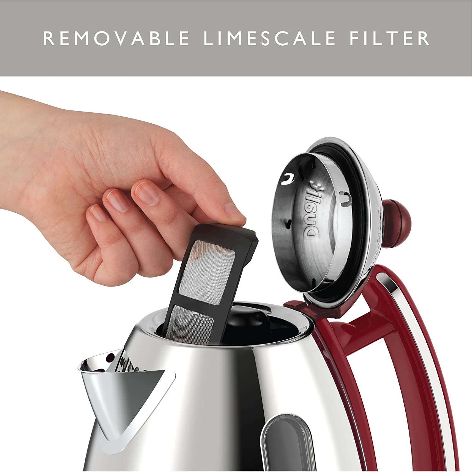 Dualit Lite 1.5L Kettle Red, 72001