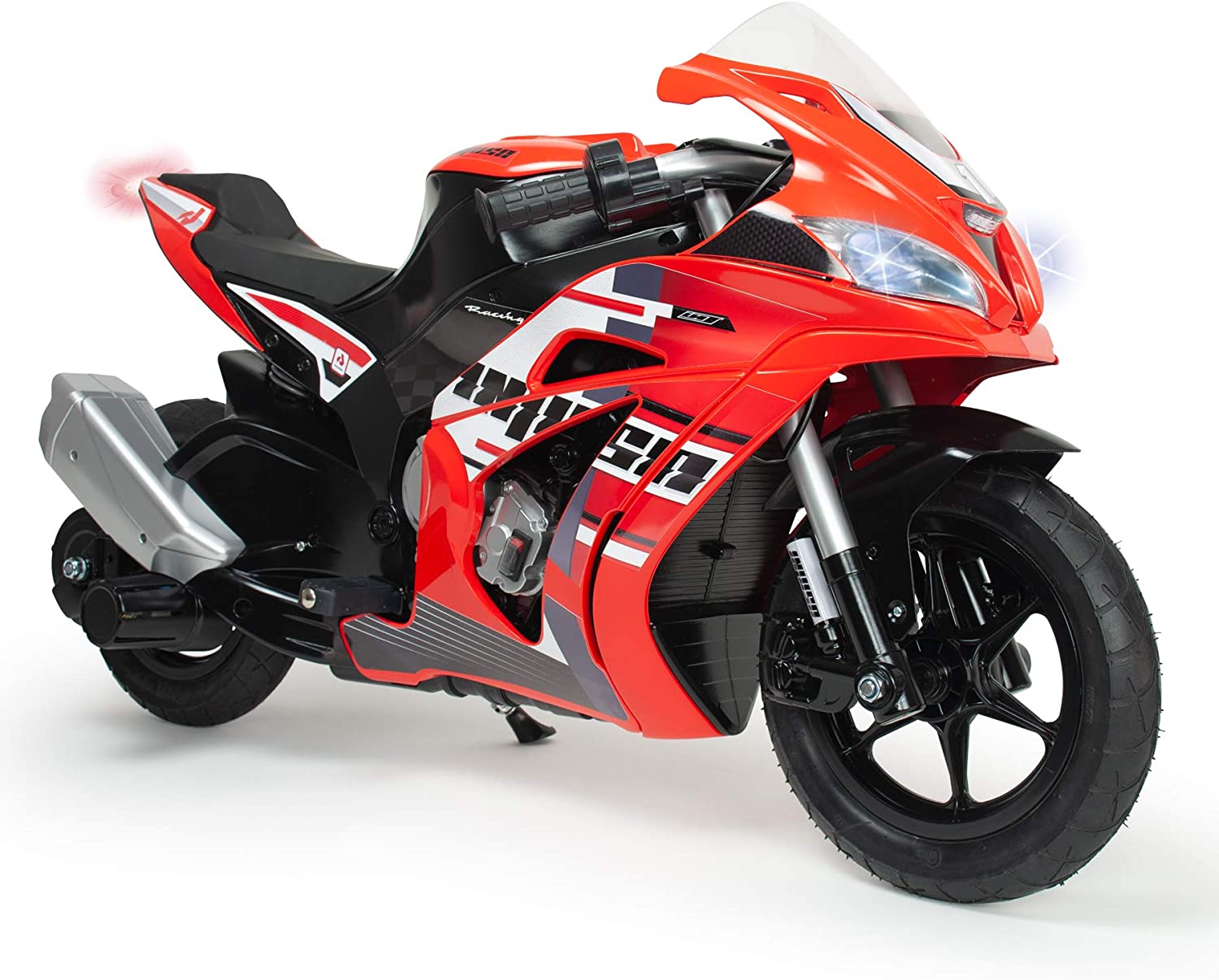 Injusa 24V Racing Fighter Electric Ride On Motorbike in Red