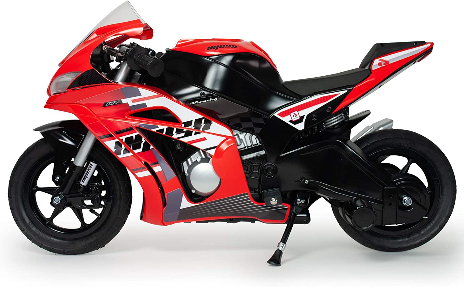 Injusa 24V Racing Fighter Electric Ride On Motorbike in Red