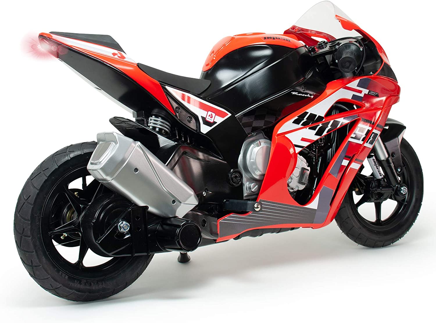 Injusa 24V Racing Fighter Electric Ride On Motorbike in Red