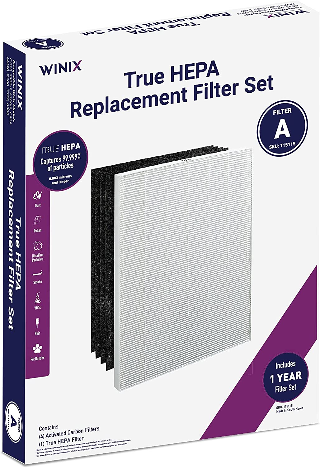 Winix 115115 True HEPA Filter