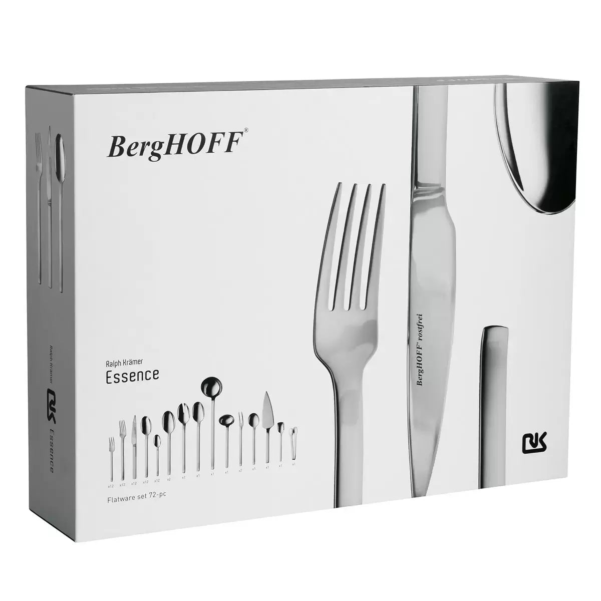 BergHOFF Essentials Essence Stainless Steel 72 Piece Cutlery Set