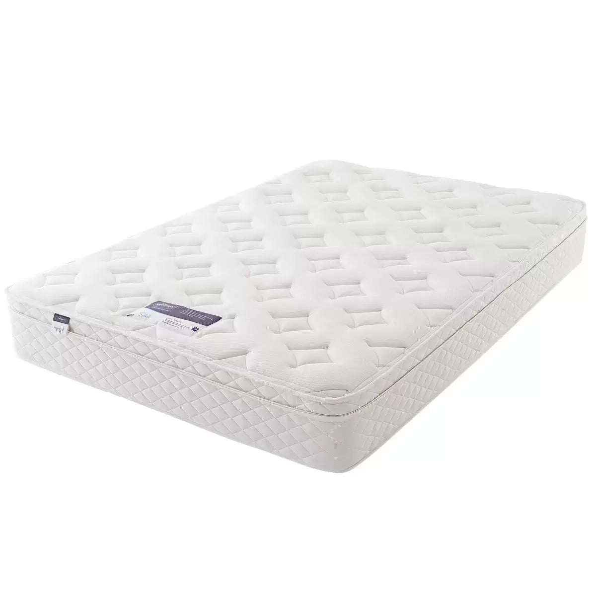 Silentnight Miracoil Memory Cushion Top Mattress, Single