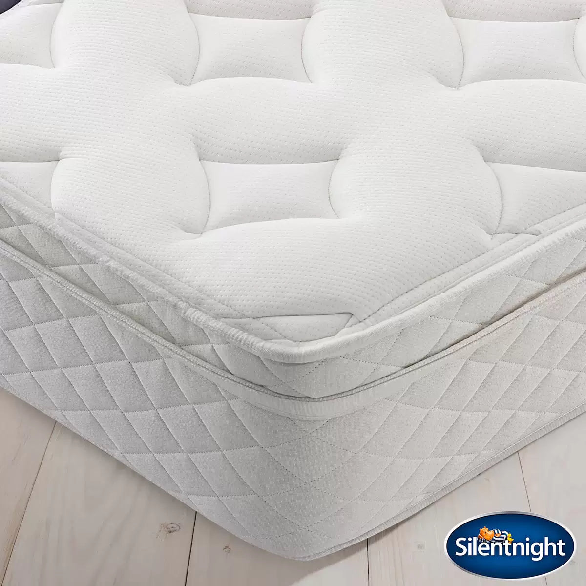 Silentnight Miracoil Memory Cushion Top Mattress, Single