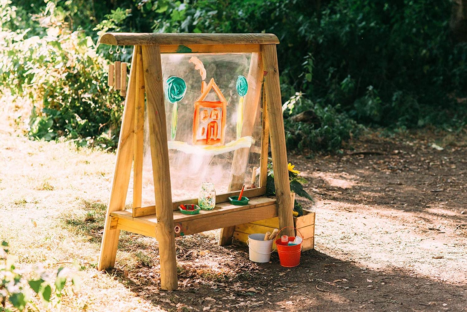 Plum Discovery Create and Paint Outdoor Easel