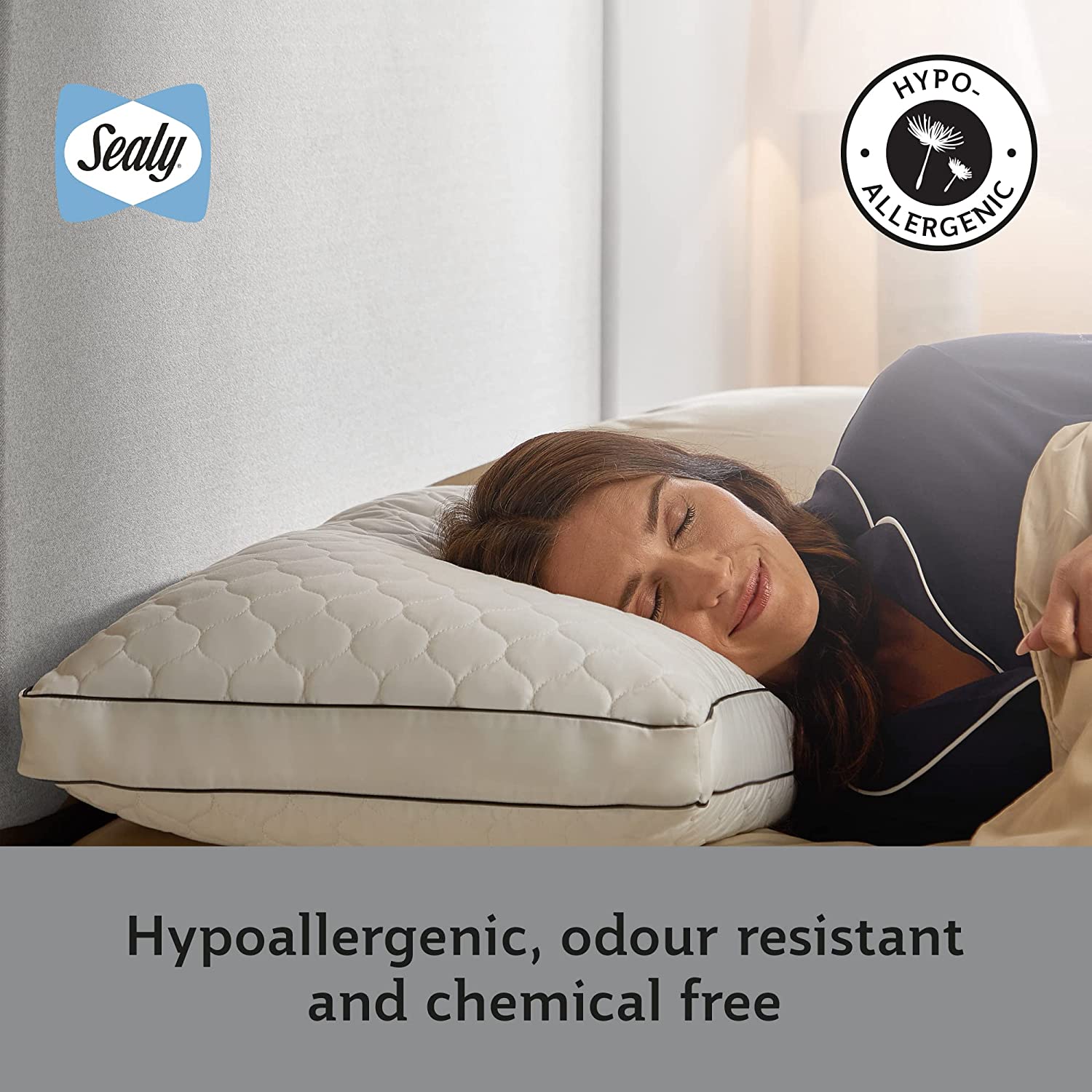 Sealy Side Sleeper Pillow, 2 Pcs