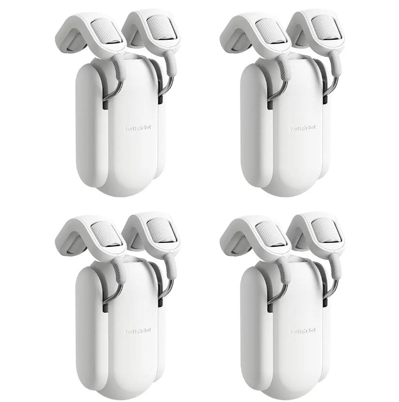 SwitchBot Smart Curtain Control 4 Pack in 2 Colours and 3 Rail Options