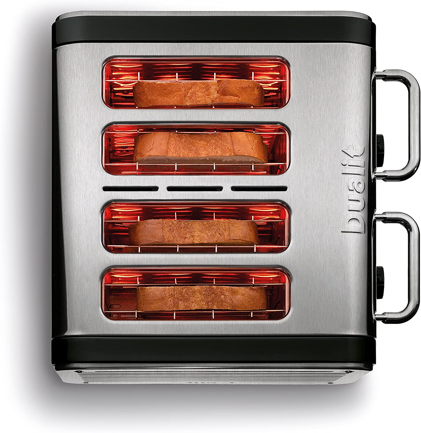Dualit Architect 1.5L Kettle and 4 Slot Toaster Set in Black