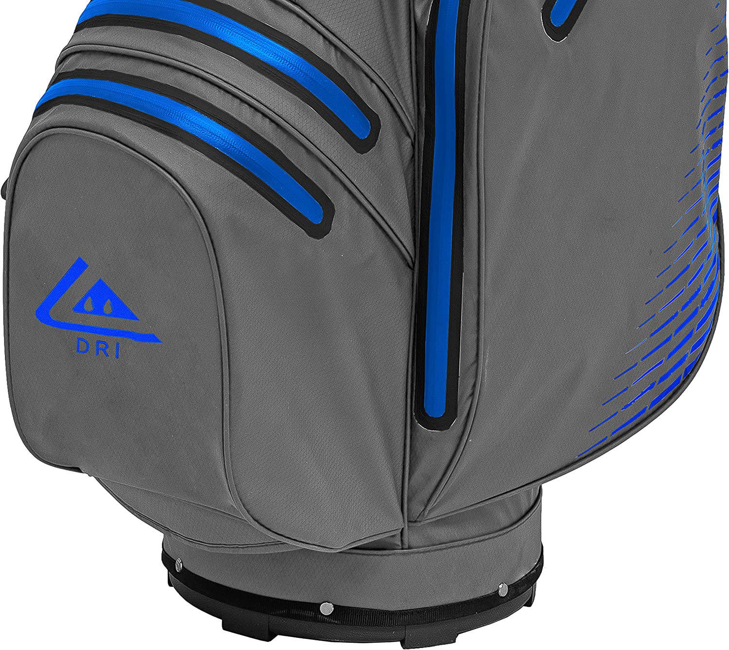 Longridge Waterproof Golf Cart Bag (Grey/Royal Blue)