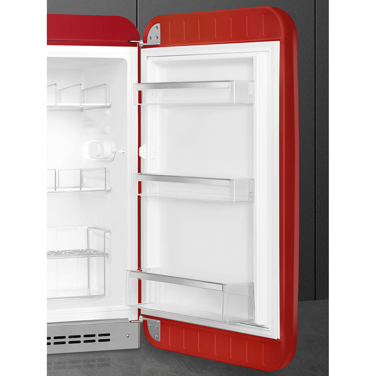 Smeg FAB10HRRD5, Retro Home Bar Fridge, E Rated in Red