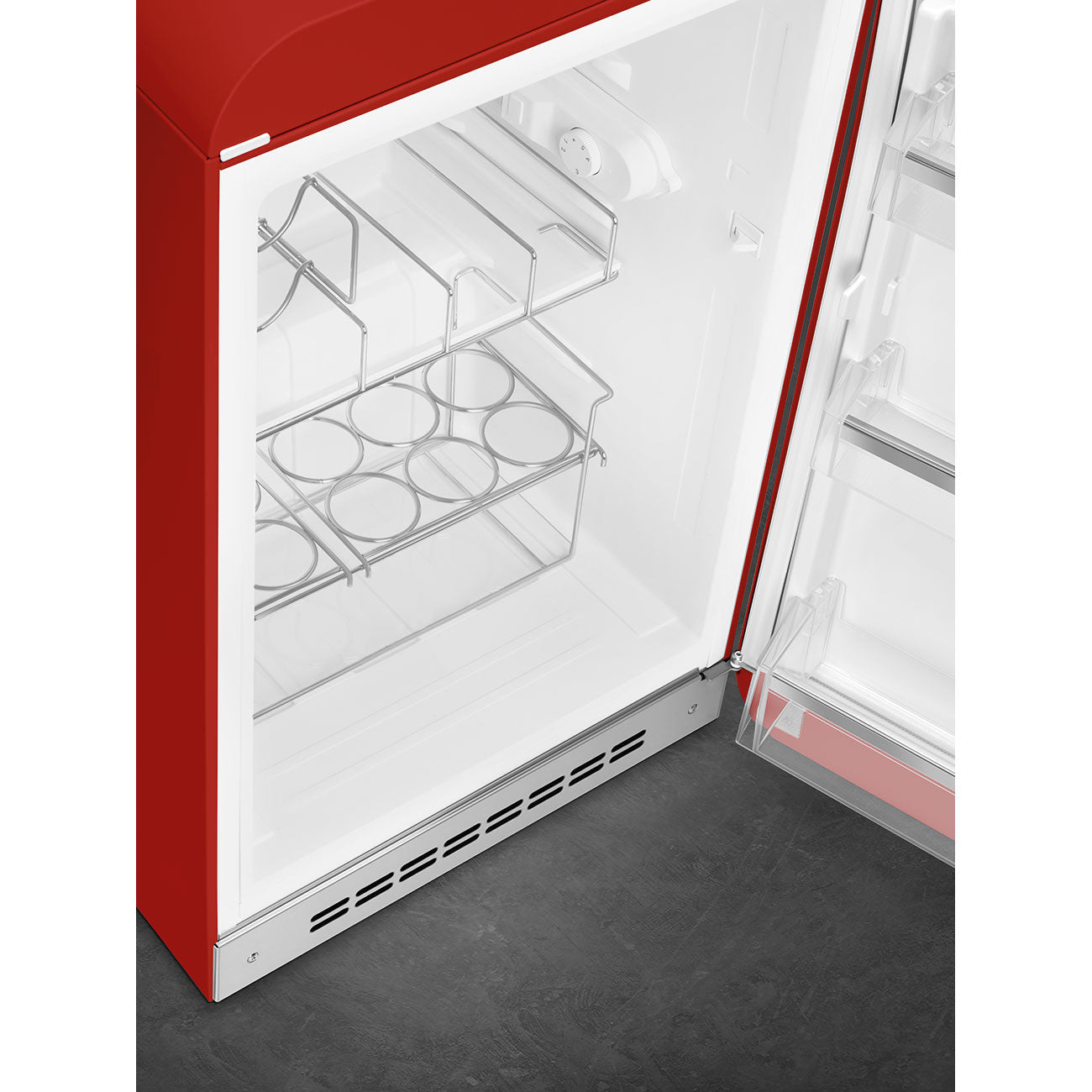 Smeg FAB10HRRD5, Retro Home Bar Fridge, E Rated in Red