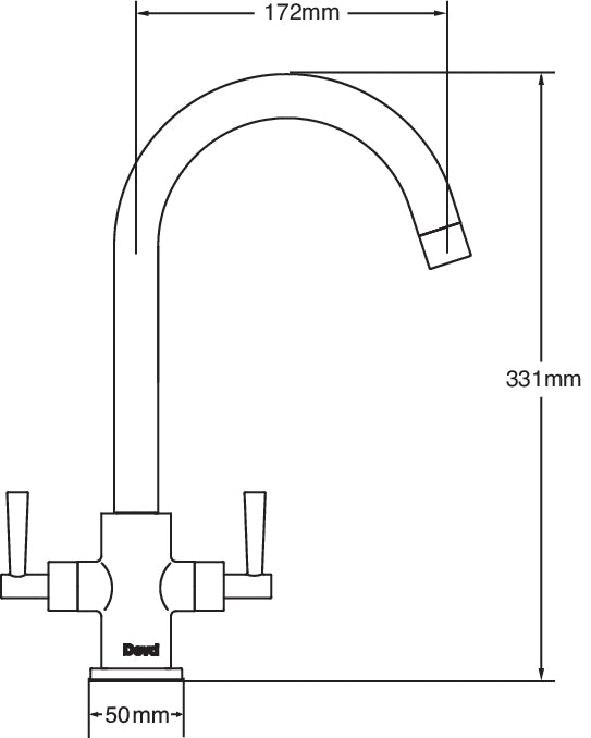 Deva Nelson Mono Sink Mixer