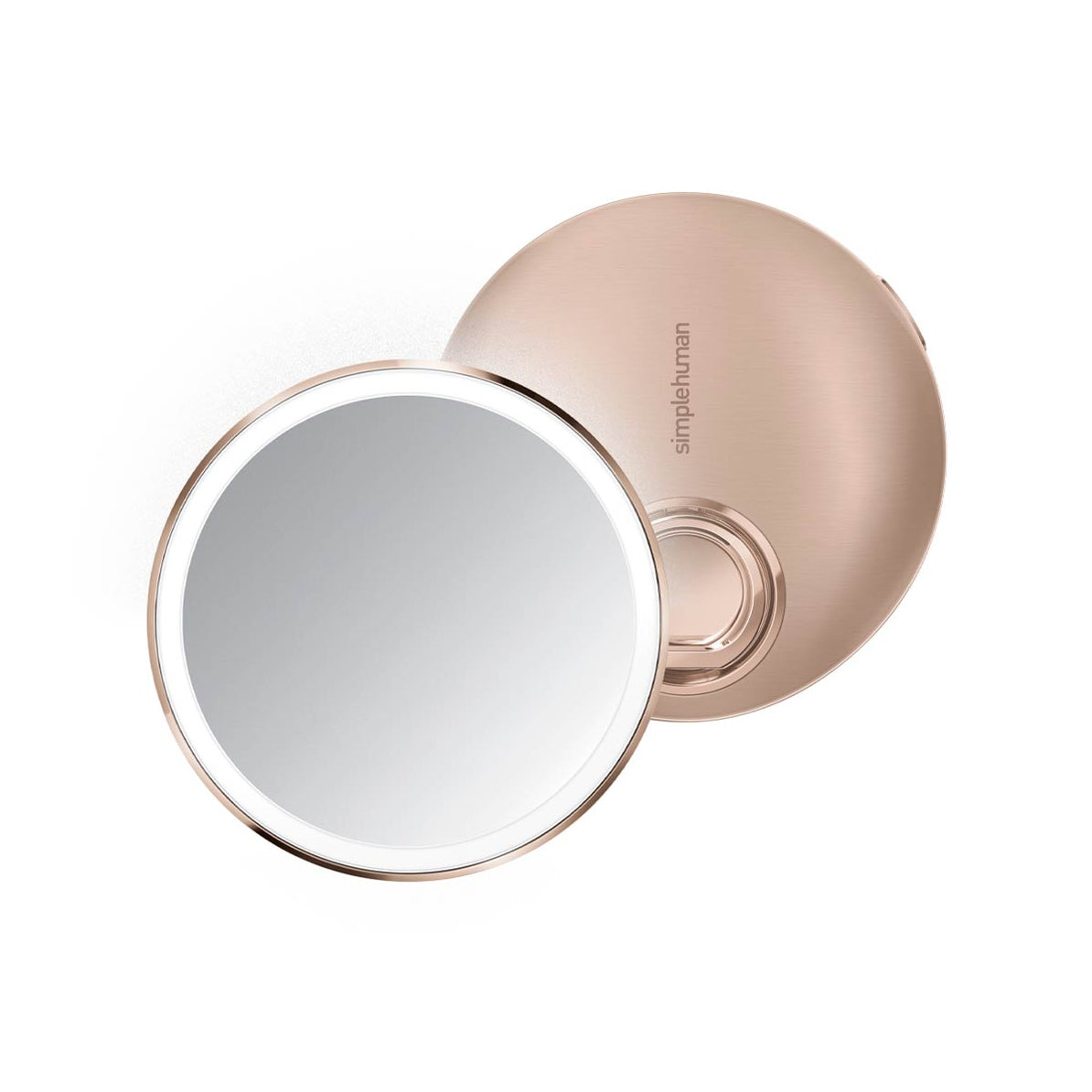 simplehuman Sensor Mirror Compact in Rose Gold with Case