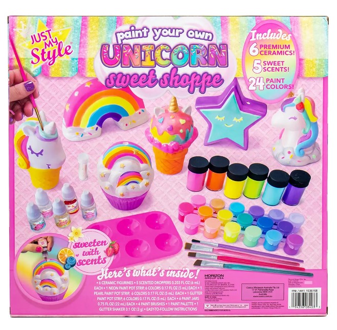 Just My Style Paint Your Own Unicorn Sweet Shop