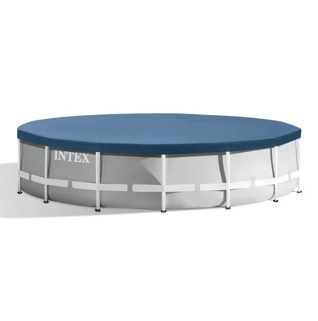 Intex 15ft Prism Frame Round Pool with Filter Pump and Ladder