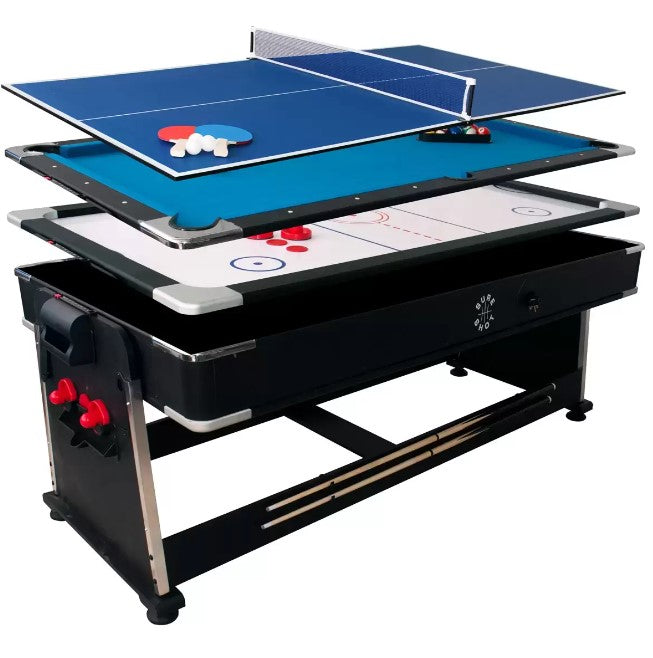 4-in-1 Multi Games Table (7ft), Sure Shot