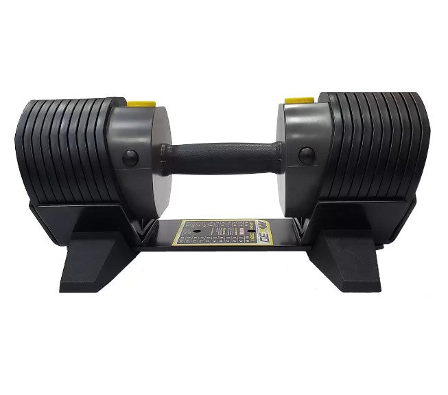 MX SELECT MX30 Adjustable Dumbbells 3.4-13.9kg with Weight Cradles